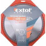 EXTOL PREMIUM pilový kotouč s SK plátky, 400x2,8x30mm, 60T, šířka SK plátků 3,8mm – Hledejceny.cz