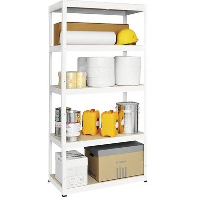 Kovona Futur 1800 x 750 x 350 mm 5 polic bílý – Zboží Dáma