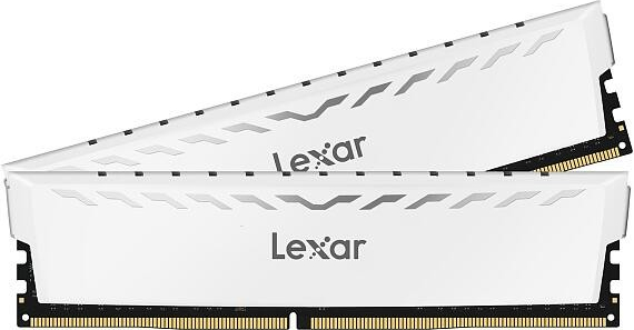 Lexar THOR DDR4 32GB kit 2x16GB UDIMM 3600MHz CL18 XMP 2.0 Heatsink bílá LD4BU016G-R3600GDWG