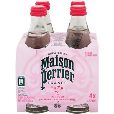 Maison Perrier Raspberry & Rose 4 x 330 ml – Hledejceny.cz