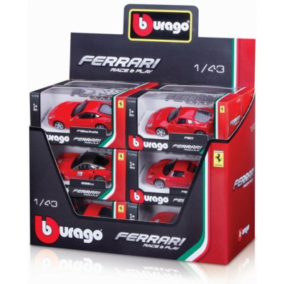 Bburago Ferrari 458 Italia Challenge Červené 1:43