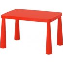 Ikea MAMMUT plastový stůl 77 x 55 x 48 cm červená