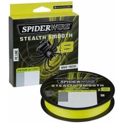 Spiderwire šňůra Stealth Smooth 8 žlutá 150m 0,23mm 23,6kg