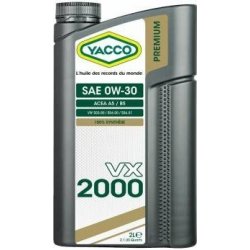 Yacco VX 2000 0W-30 2 l