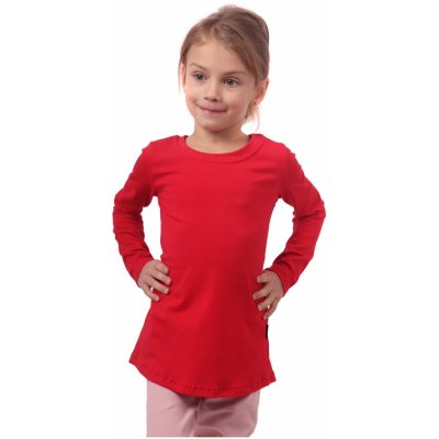 JOŽÁNEK dívčí tričko, dlouhý rukáv, červené – Zboží Mobilmania