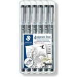Staedtler 308 černý 6 ks – Zboží Mobilmania