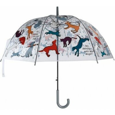 Esschert design pejsek a kočička deštník dětský průhledný – Zboží Mobilmania
