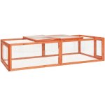 vidaXL výběh masivní jedlové dřevo 124 x 120 x 60 cm – Hledejceny.cz