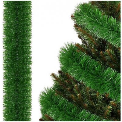 SPRINGOS Vánoční řetěz Girlanda Premium 6m zelená – Zboží Dáma