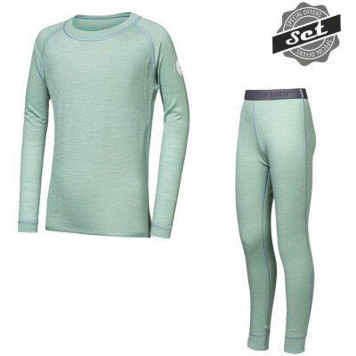 Sensor Merino Air Set dětský triko dl.rukáv + spodky basil green – Zbozi.Blesk.cz