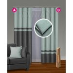 Závěs DUET zelený - varianta B: v.250 cm x š.140 cm – Hledejceny.cz