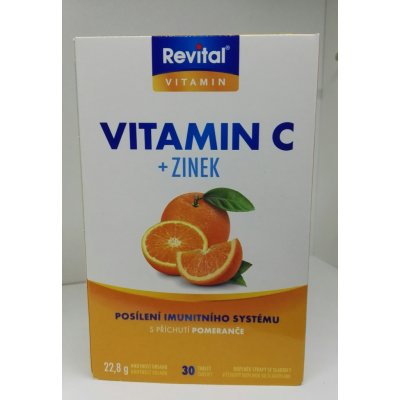 Vitar Revital Vitamin C+zinek 30 tablet – Zbozi.Blesk.cz
