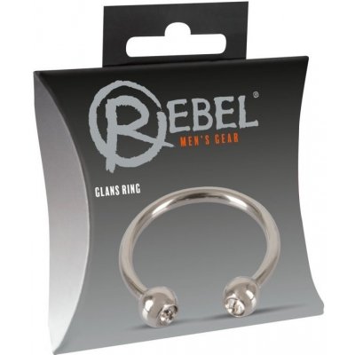 Rebel Glans Ring Silver Rebel – Zboží Mobilmania