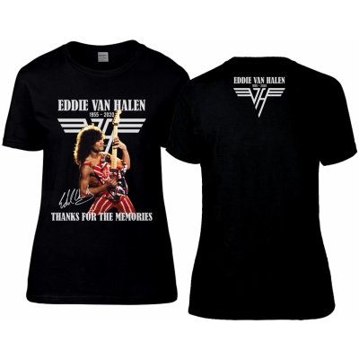 tričko Eddie Van Halen R.I.P černá – Zboží Dáma