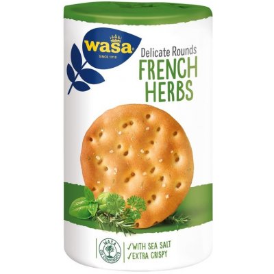 Wasa Delicate Rounds francouzské bylinky 205 g – Zboží Dáma