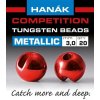 Výroba nástrahy Hanák Competition Tungstenové Hlavičky Metallic Červené 2,0 mm