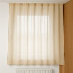 Takoy Hotová záclona 140x160 ecru se lněným vzhledem-HT-00506 | 140 x 160 cm – Zboží Mobilmania