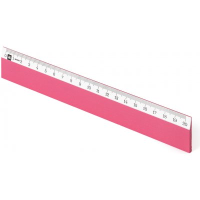 Metrie Scholar-W20RR Dřevěné pravítko růžové 20 cm – Zboží Živě