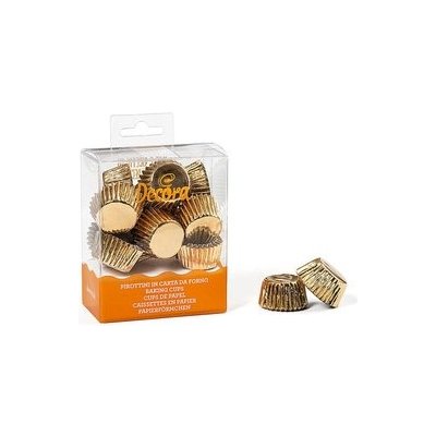 Košíčky na bonbony zlaté 27x17mm - Decora – Hledejceny.cz