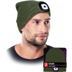 Zimní čepice s LED baterkou SHINE KHAKI khaki – Hledejceny.cz