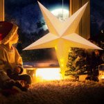 Casaria® Papírová hvězda s LED diodami – Hledejceny.cz