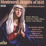 2 Claudio Monteverdi - Vespro Della Beata Vergine 1610 Miserere Stabat Mater Latin Motets CD – Hledejceny.cz
