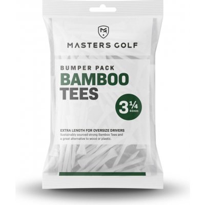 Masters Golf Bamboo Tees 3 1/4 Bumper Bag 85ks bílá – Hledejceny.cz