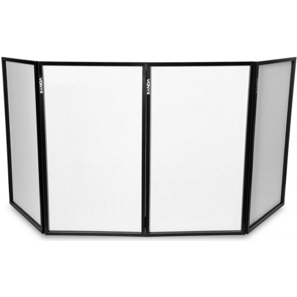 Paraván Vonyx DB2 Skládací paravan 120 X 70 WHITE 4 Panely