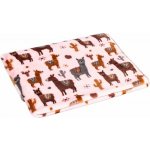 ELLA dětská přikrývka Lama růžová – Sleviste.cz