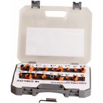 Sada fréz profilových na dřevo 18-dílná PROTECO – Sleviste.cz