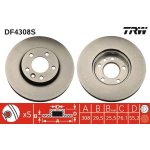 Brzdový kotouč TRW DF4308S | Zboží Auto