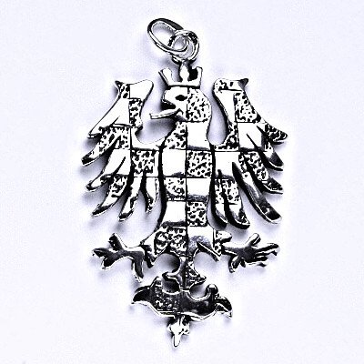 Čištín Stříbrný přívěsek s patinou, moravská orlice P 996 – Zboží Mobilmania