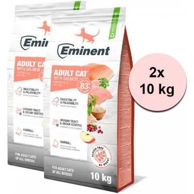 Eminent Adult Cat Salmon High Premium 2 x 10 kg