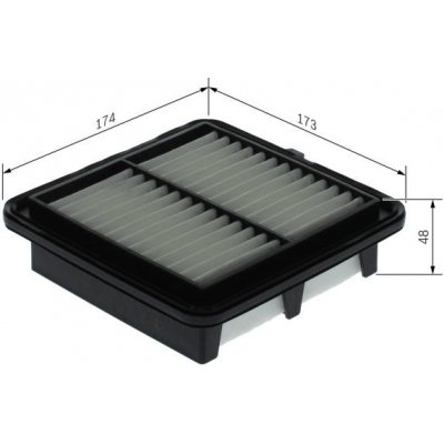Vzduchový filtr BOSCH F 026 400 729 – Hledejceny.cz