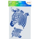 Šablona Zebra 2 20 x 30 cm plast – HobbyKompas.cz
