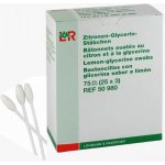 Lemogil Vatová tyčinka s glycerinem 15cm/75 ks – Zboží Dáma