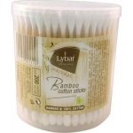 Lybar Original Natural Bamboo bambusové vatové tyčinky krabička kulatá 200 ks – Zboží Dáma