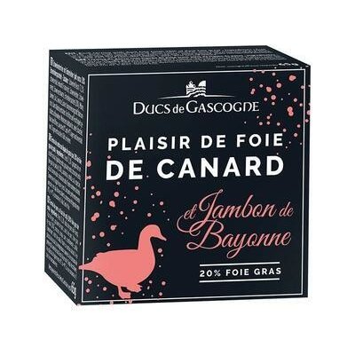 Ducs de Gascogne PLAISIR Z KACHNÍCH FOIE GRAS 20% S BAYONSKOU ŠUNKOU, 65G