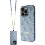 Guess hard iPhone 15 PRO Crossbody 4G Diamond Triangle modré – Sleviste.cz