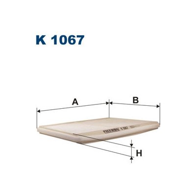 K1067 FILTRON Filtr, vzduch v interiéru – Hledejceny.cz