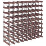 Vidaxl Stojan na víno na 72 lahví hnědý masivní borové dřevo, 340894 HangarStore.cz – Hledejceny.cz