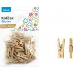 LUMA Kolíčky dekořační - natur - 2,5 cm - 25 ks - F550160 – Sleviste.cz