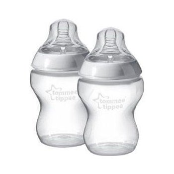 Tommee Tippee láhev C2N 2 ks Transparentní 260ML