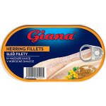 Giana sleď filety v hořčičné omáčce, 170 g – Sleviste.cz