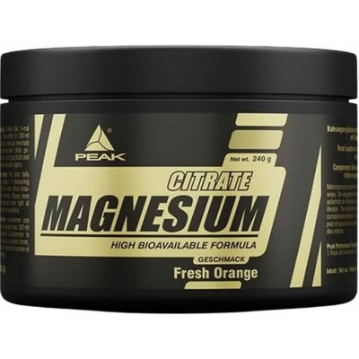 Peak Magnesium citrate Fresh Orange 240 g – Hledejceny.cz