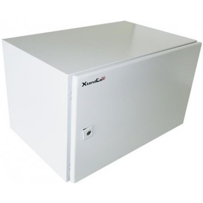 XtendLan 19" venkovní vodotěsný rozvaděč 6U 600x400, krytí IP55, nosnost 65kg, šedý – Zboží Živě