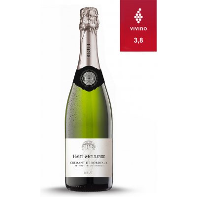 Chateau Haut-Mouleyre Crémant de Bordeaux Brut AOP bílé suché Francie 11,5% 0,75 l (holá láhev) – Sleviste.cz