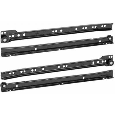 Walteco Rolničkový výsuv 350 mm černý nosnost 20 kg, 1 pár 60102 – Zboží Mobilmania