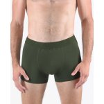 Bambusové šité boxerky s kratší nohavičkou a gumou ecobamboo černé 73126P – Zboží Mobilmania