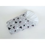 JAN peří zavinovačka z dutého vlákna Minnie s růžovou mašlí bílý fleece – Hledejceny.cz